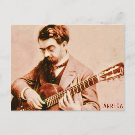 Francisco Tárrega Briefkaart (Voorkant)