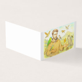 Franciscus - de preek voor vogels en dieren visitekaartjes