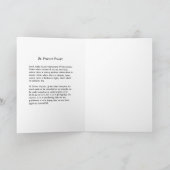 Franciscus van Assisi bidt Christus Kaart (Binnen)