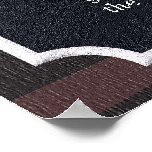 Franciscus van Assisi citaat - afdrukken Poster (Hoek)