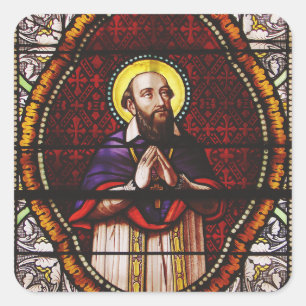 Franciscus van Sales, bisschop van Genève Vierkante Sticker
