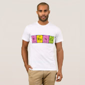 Franco periodieke table name shirt (Voorkant volledig)