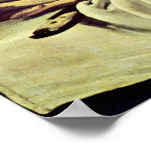 Francois Bonvin - Nog steeds leven met asperges Poster (Hoek)