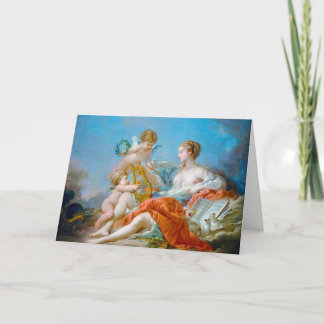 francois boucher beschuldigd van muziek rococo lad kaart