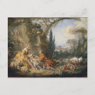 Francois Boucher - Charms of Country Life Briefkaart