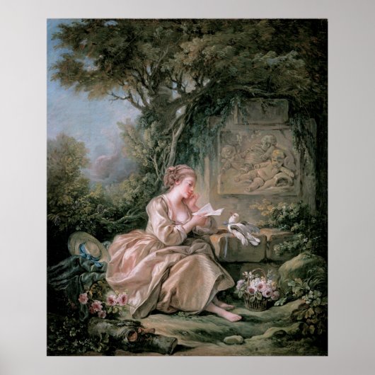 François Boucher - De geheime boodschap Poster (Voorkant)