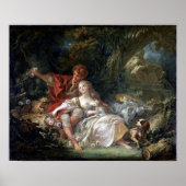 François Boucher Shepherd en Shepherdess Poster (Voorkant)
