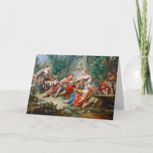 francois boucher shepherd ' s idyll rococo scenery kaart