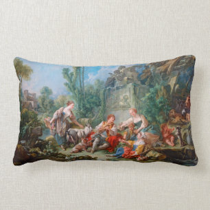 francois boucher shepherd ' s idyll rococo scenery kussen