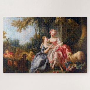 Francois Boucher The Billet Dou rococo damart Legpuzzel