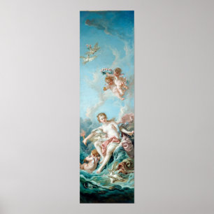 François Boucher Venus op de golven Poster