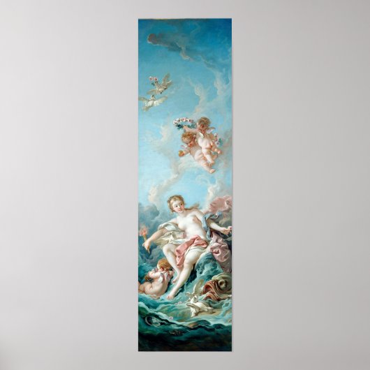 François Boucher Venus op de golven Poster (Voorkant)