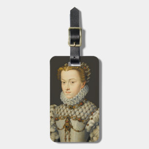Francois Clouet - Elisabeth van Oostenrijk Bagagelabel