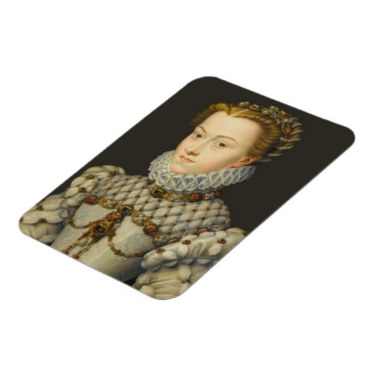 Francois Clouet - Elisabeth van Oostenrijk Magneet (Linkerzijde)