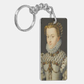 Francois Clouet - Elisabeth van Oostenrijk Sleutelhanger (Voorkant Links)