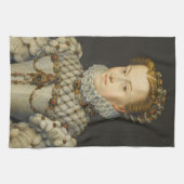 Francois Clouet - Elisabeth van Oostenrijk Theedoek (Horizontaal)