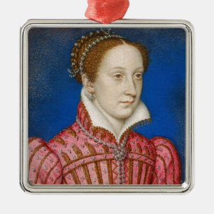 Francois Clouet - Mary, koningin van Schotten Metalen Ornament