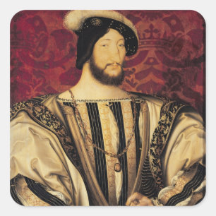 Francois I Vierkante Sticker