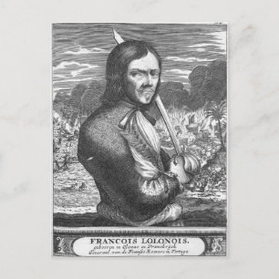 Francois l'Olonnais Briefkaart
