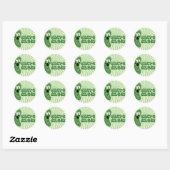 Francois the Cucumber Bold Ronde Sticker (Vel)