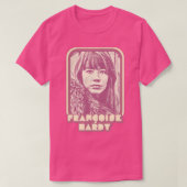 Francoise Hardy Retro Francophile Design 1 T-shirt (Design voorkant)