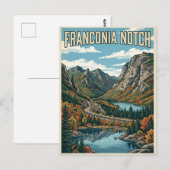 Franconia Notch Briefkaart (Voorkant / Achterkant)