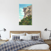 Franconia Notch State Park Canvas Afdruk (Insitu (Slaapkamer))