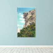 Franconia Notch State Park Canvas Afdruk (Insitu (Houten vloer))