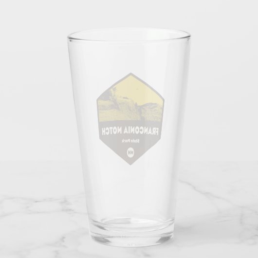 Franconia Notch State Park New Hampshire Glas (Achterkant)