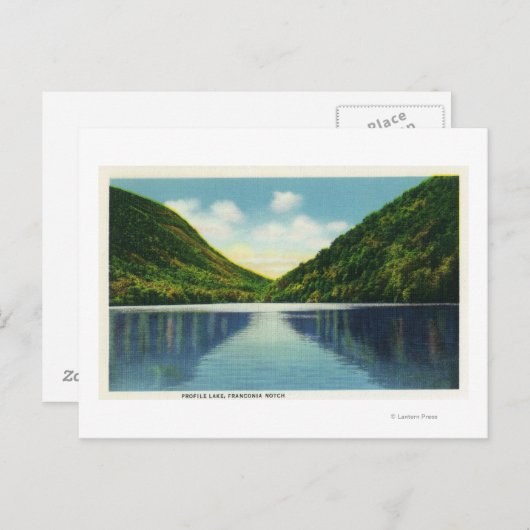 Franconia Notch State Park Uitzicht van Profile La Briefkaart (Voorkant / Achterkant)