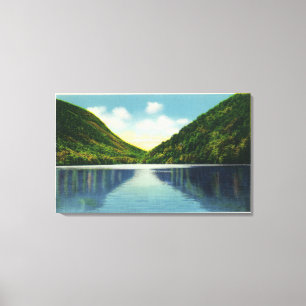 Franconia Notch State Park Uitzicht van Profile La Canvas Afdruk
