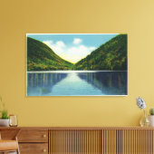 Franconia Notch State Park Uitzicht van Profile La Canvas Afdruk (Insitu (Woonkamer))