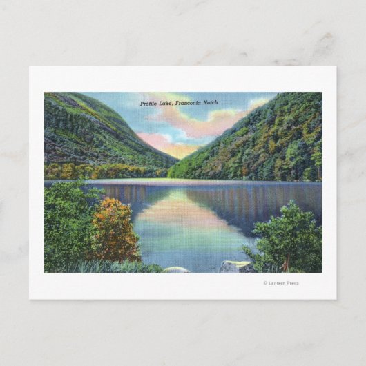 Franconia Notch Uitzicht van Profile Lake Briefkaart (Voorkant)