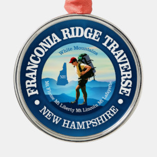 Franconia Ridge Traverse (C) Metalen Ornament