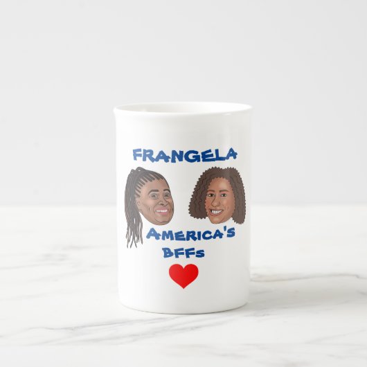 Frangela Cartoon Heads Mug (Devant)