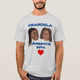 Frangela Cartoon Heads T-Shirt