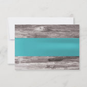 Frangipani Blanc Classique Mariage Bleu RSVP (Dos)