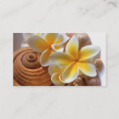 Frangipani-bloem Visitekaartje (Achterkant)