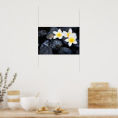 Frangipani-bloemen Poster (Keuken)