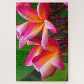 frangipani bloemen puzzel (Verticaal)