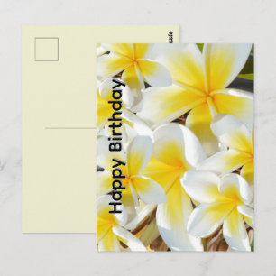 Frangipani_Bouquet, Verjaardagskaart Briefkaart