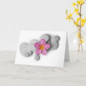 Frangipani Calm Kaart (Gele Bloem)