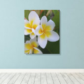 Frangipani Canvas Afdruk (Insitu (Houten vloer))