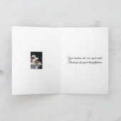 Frangipani carte de remerciements à fleurs (Intérieur)