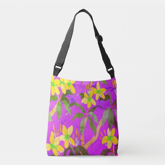  Frangipani Crossbody Bag Tas (Voorkant)