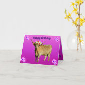 Frangipani de Highland Koe, Kaart (Gele Bloem)