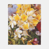 Frangipani fleece deken (Voorkant)
