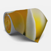 Frangipani flower Wedding Stropdas (Opgerold)