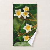 Frangipani jaune (Serviette à main)