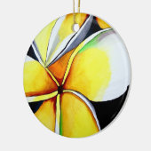 Frangipani Keramisch Ornament (Links)